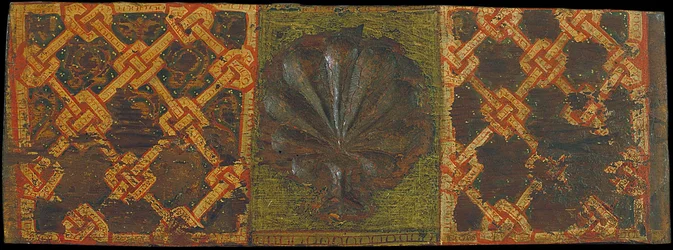 Ceiling Panel with Palm Leaf and Interlacing Motifs